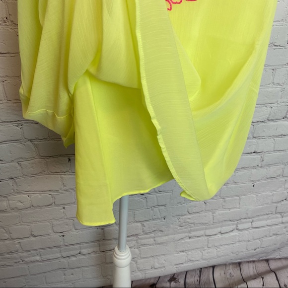 Torrid NWT Lime Green Embroidered Tank - Picture 5 of 6